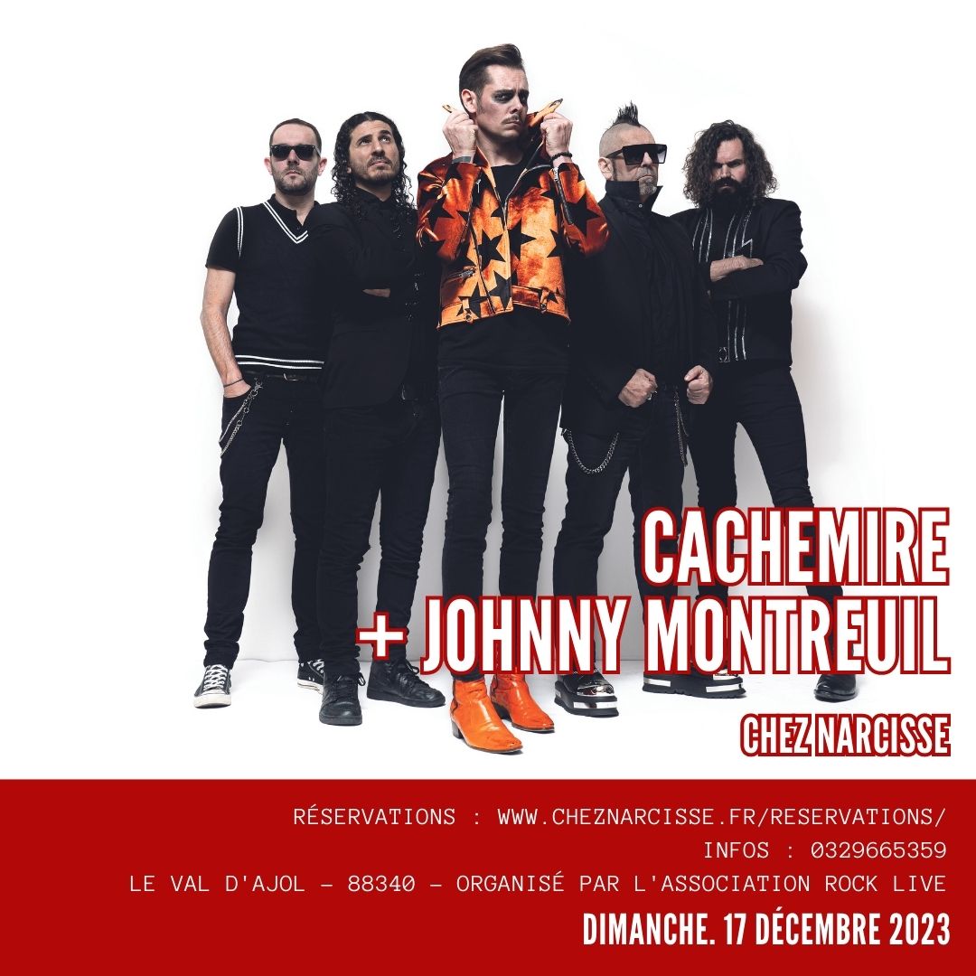 CACHEMIRE + JOHNNY MONTREUIL