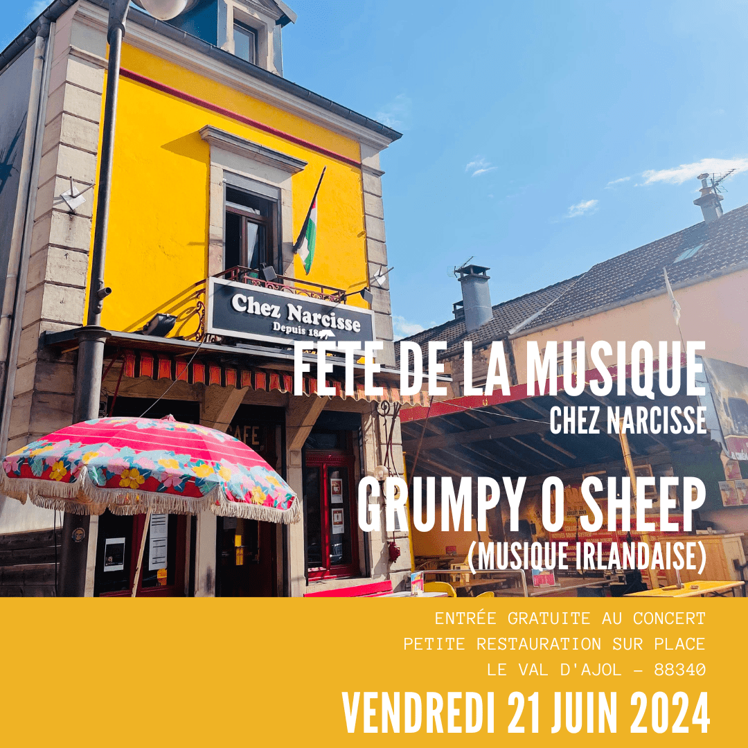 FÊTE DE LA MUSIQUE – GRUMPY O SHEEP (musique irlandaise)