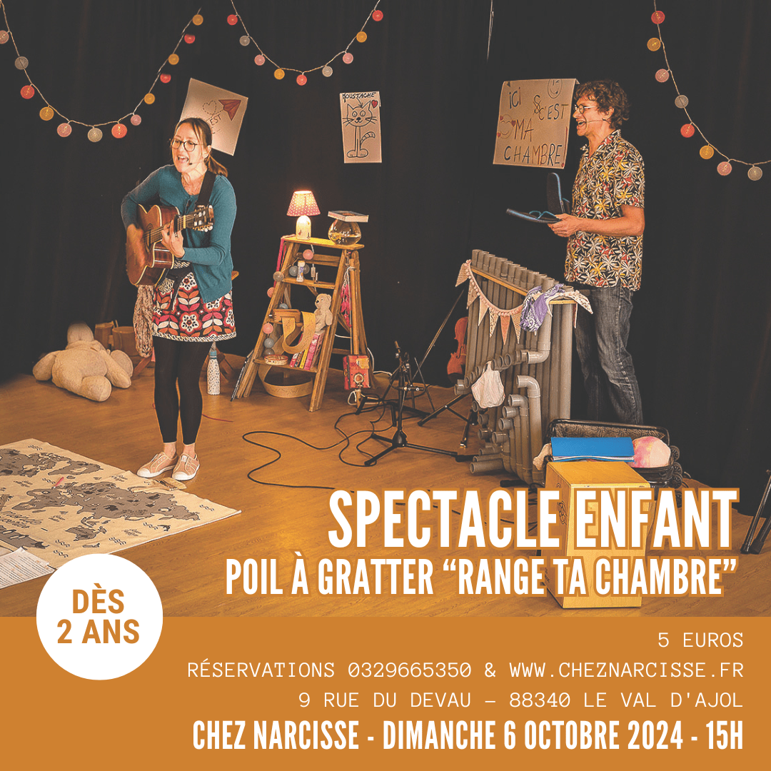 SPECTACLE POUR ENFANTS – POIL À GRATTER