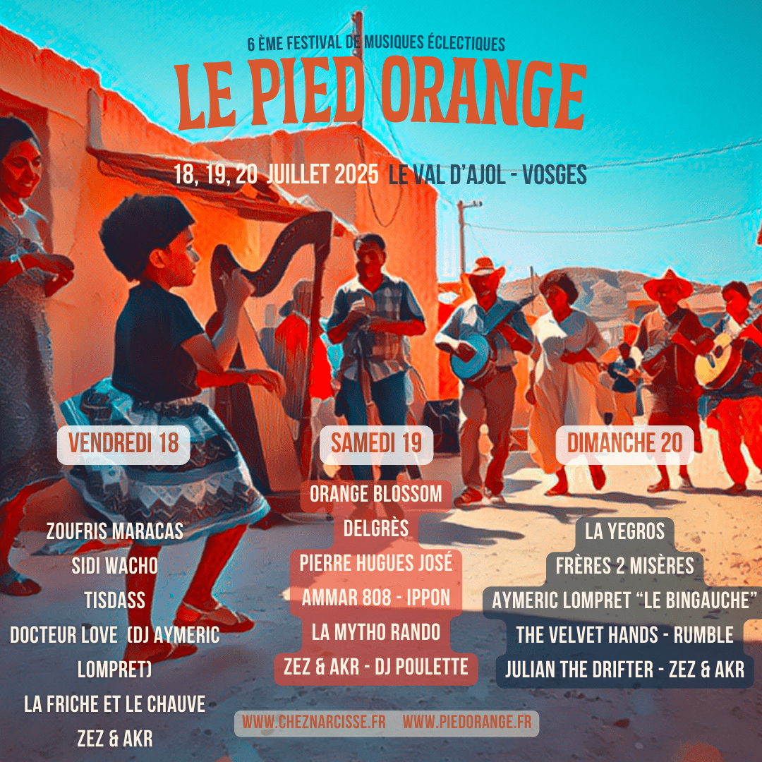 FESTIVAL LE PIED ORANGE 2025