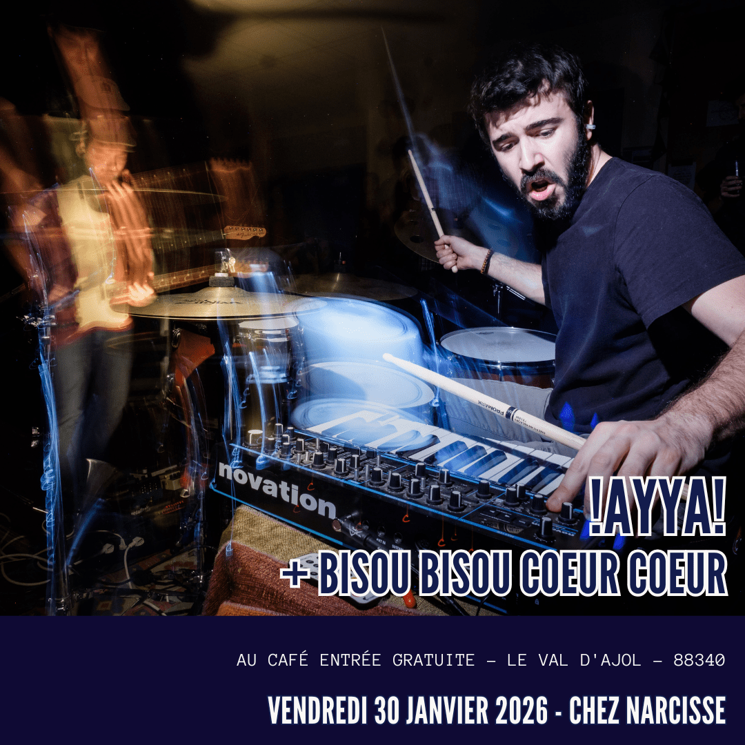 !AYYA! + BISOU BISOU COEUR COEUR en concert