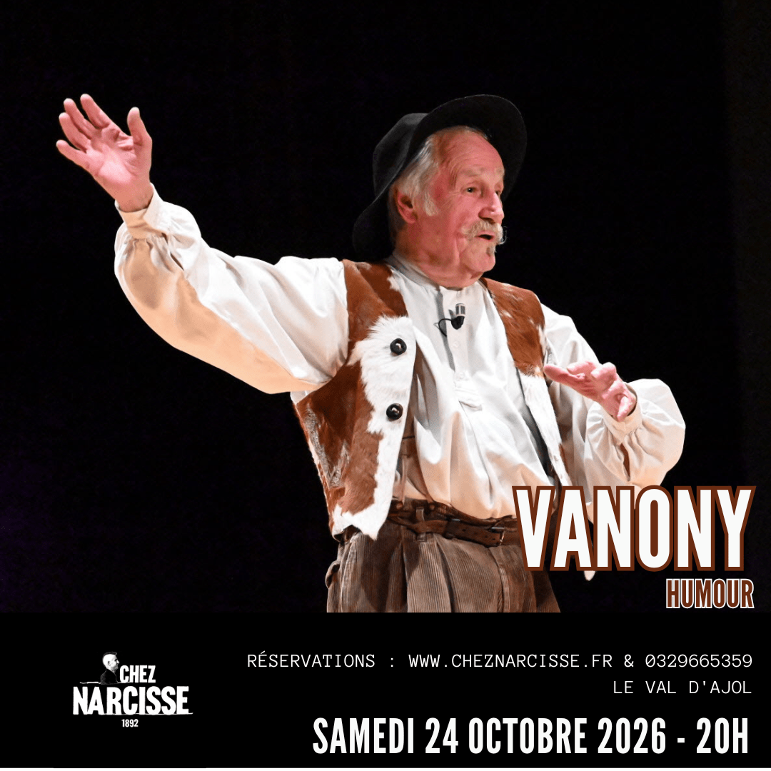 VANONY – HUMOUR – DATE DU SAMEDI SOIR