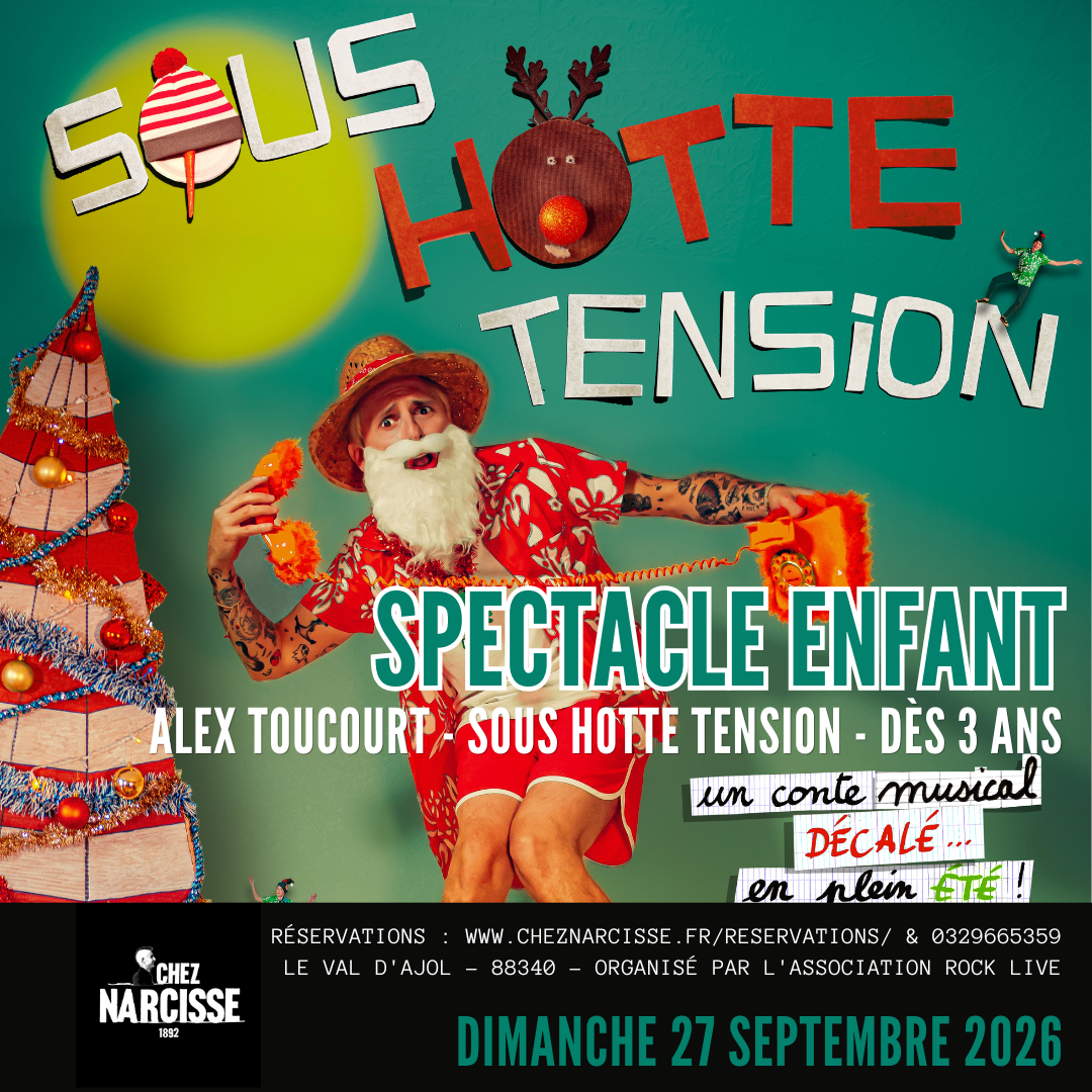 SPECTACLE POUR ENFANT DÈS 3 ANS – ALEX TOUCOURT